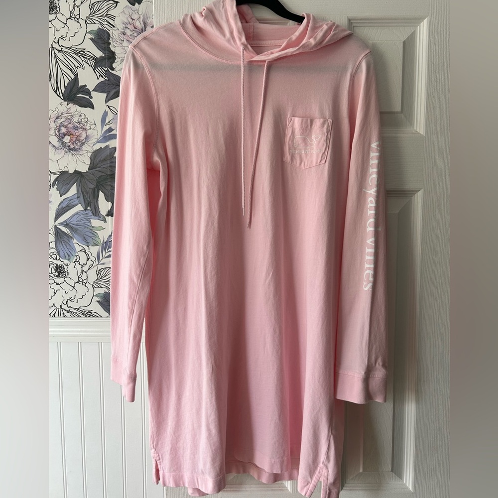 Vineyard Vines Light Pink Hoodie Dress